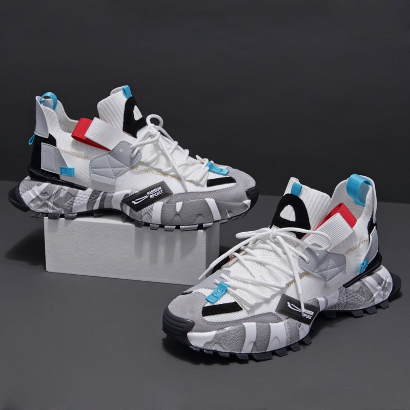 ADBOOV®  Genuine Leather Men Sneakers - Alpha Clothing