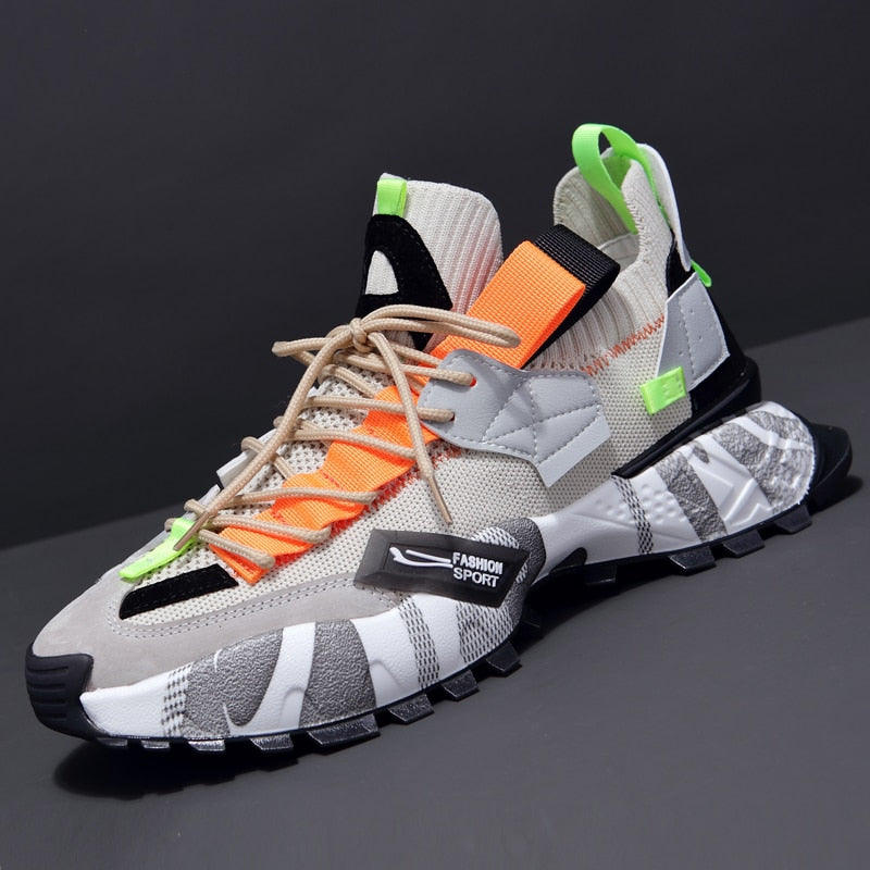 ADBOOV®  Genuine Leather Men Sneakers - Alpha Clothing