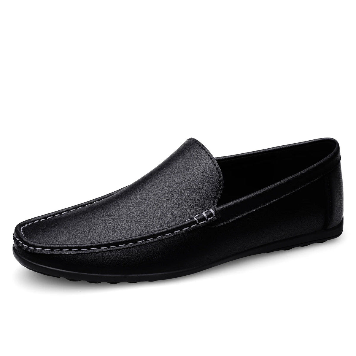Men's Breathable Leather Driving Loafers