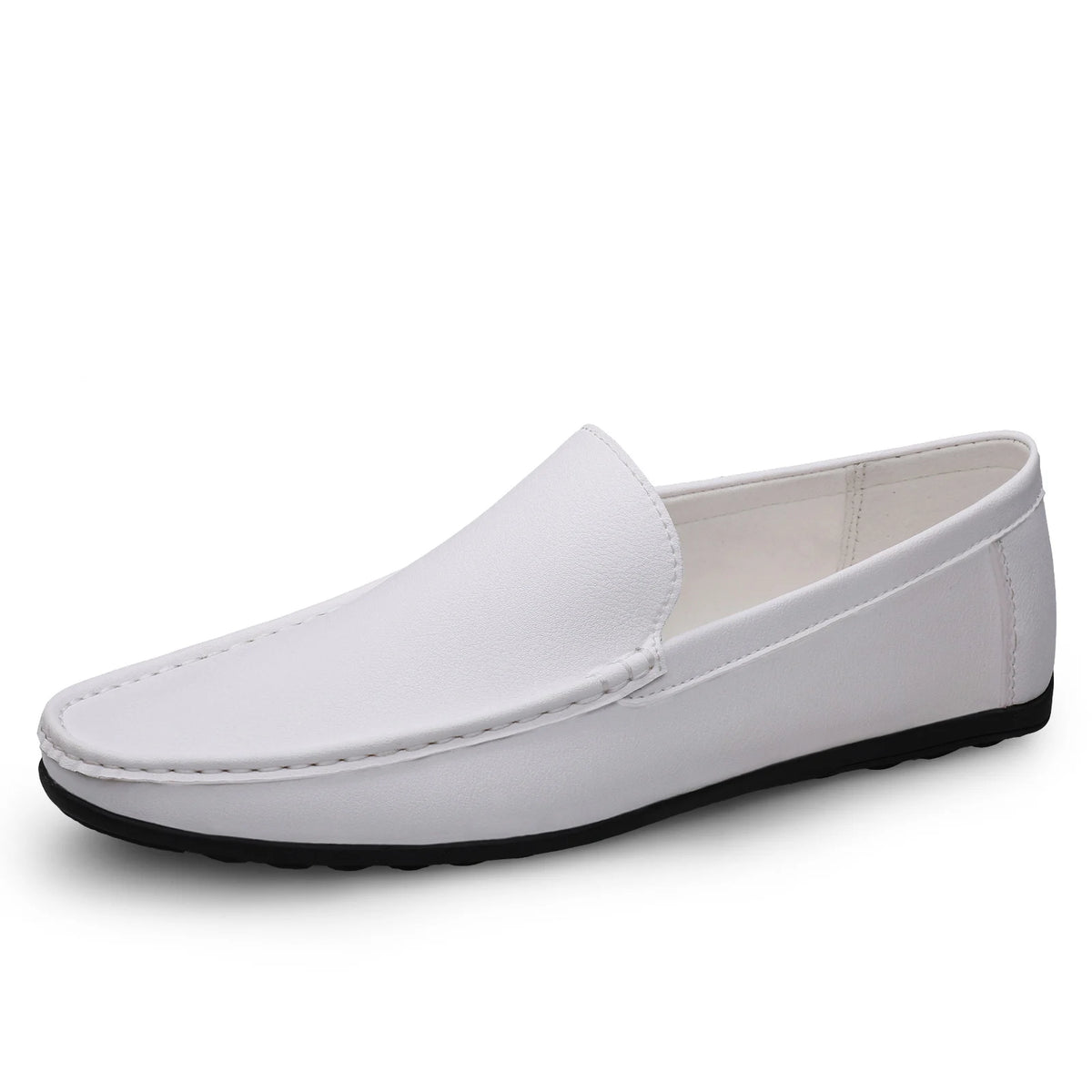 Men's Breathable Leather Driving Loafers