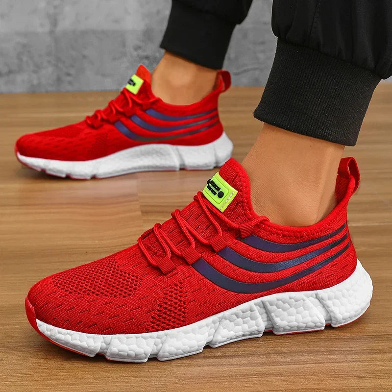 Men's Breathable Platform Walking Sneakers