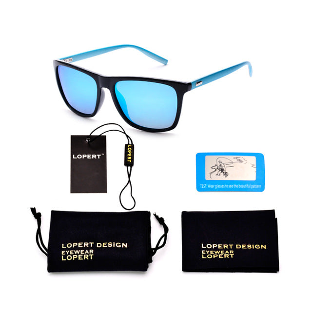 Square Polarized Sunglasses - Alpha Clothing