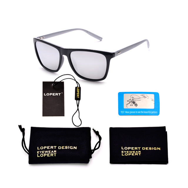 Square Polarized Sunglasses - Alpha Clothing