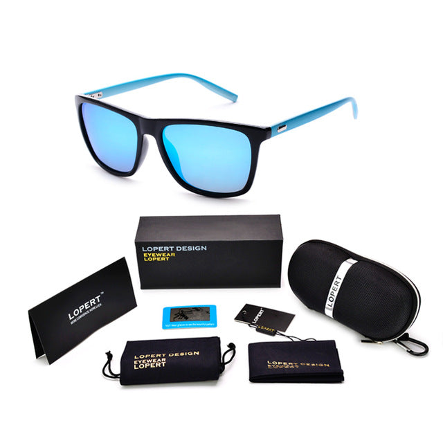 Square Polarized Sunglasses - Alpha Clothing