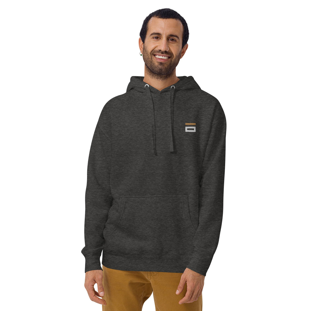 Unisex Hoodie Charcoal Heather - Alpha Clothing