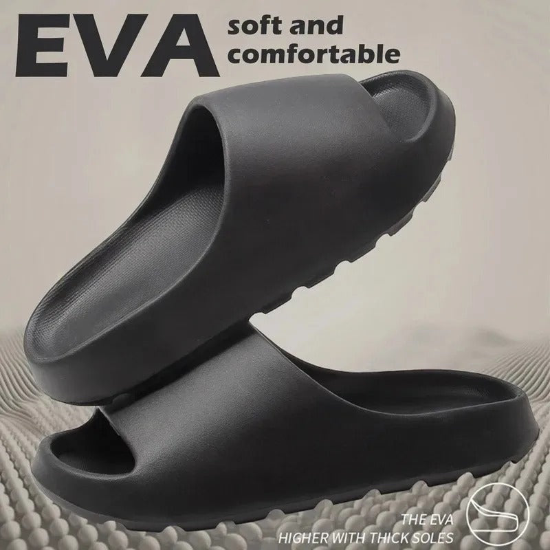 Cloud Comfort Slides - Black EVA soft and comfortable