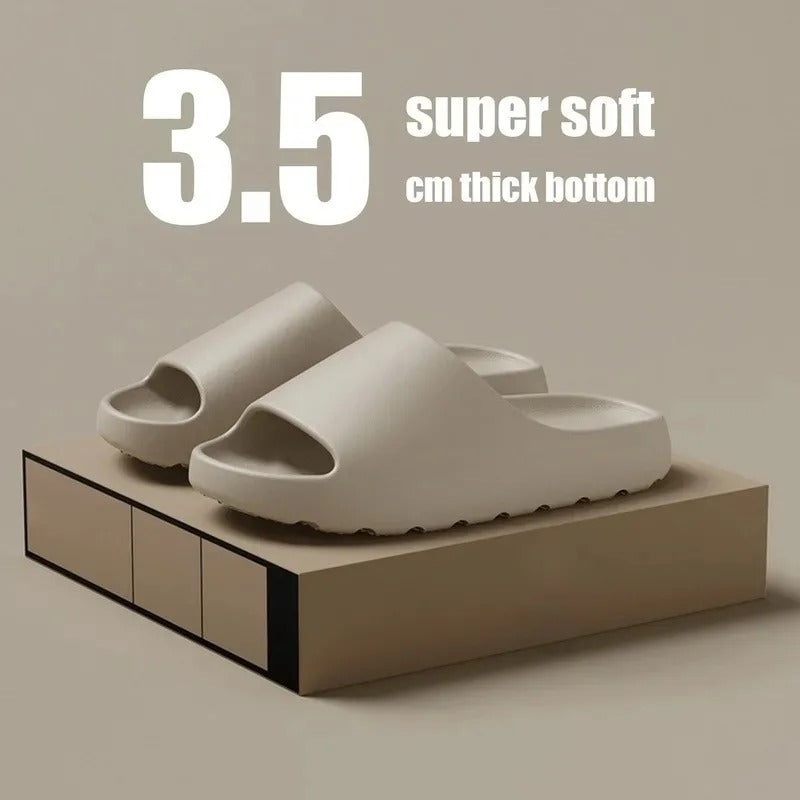 Cloud Comfort Slides - Cushioned EVA insole closeup